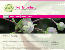 Tablet Screenshot of helperhart.nl